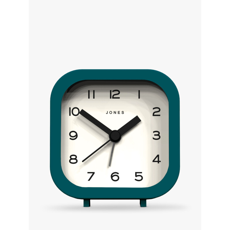 Jones Clocks Bob Analogue Alarm Clock by John Lewis & Partners