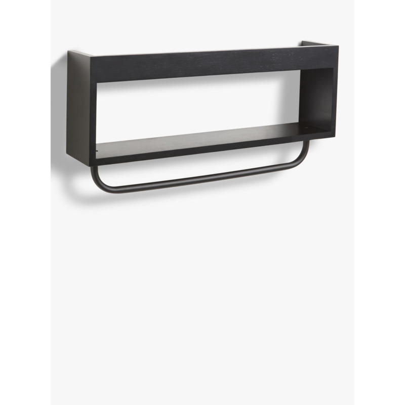 John Lewis Bamboo and Iron Double Shelf and Rail by John Lewis