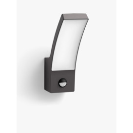 Philips Splay LED PIR Motion Sensor Outdoor Wall Light, Anthracite