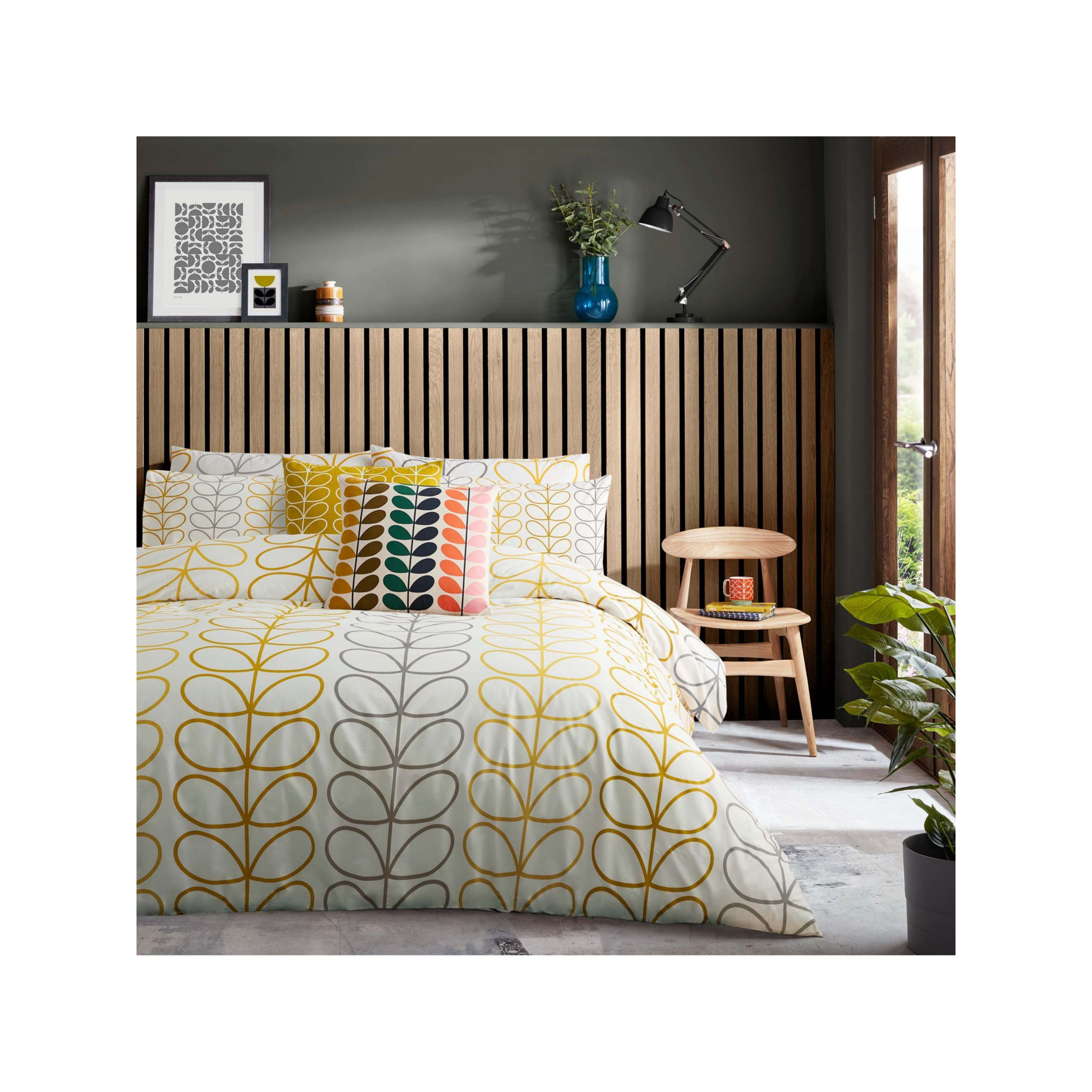 Orla Kiely Stem Trio Linear Stem Bedding by John Lewis & Partners