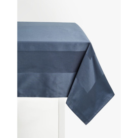 John Lewis Cotton Tablecloth, Dark Blue