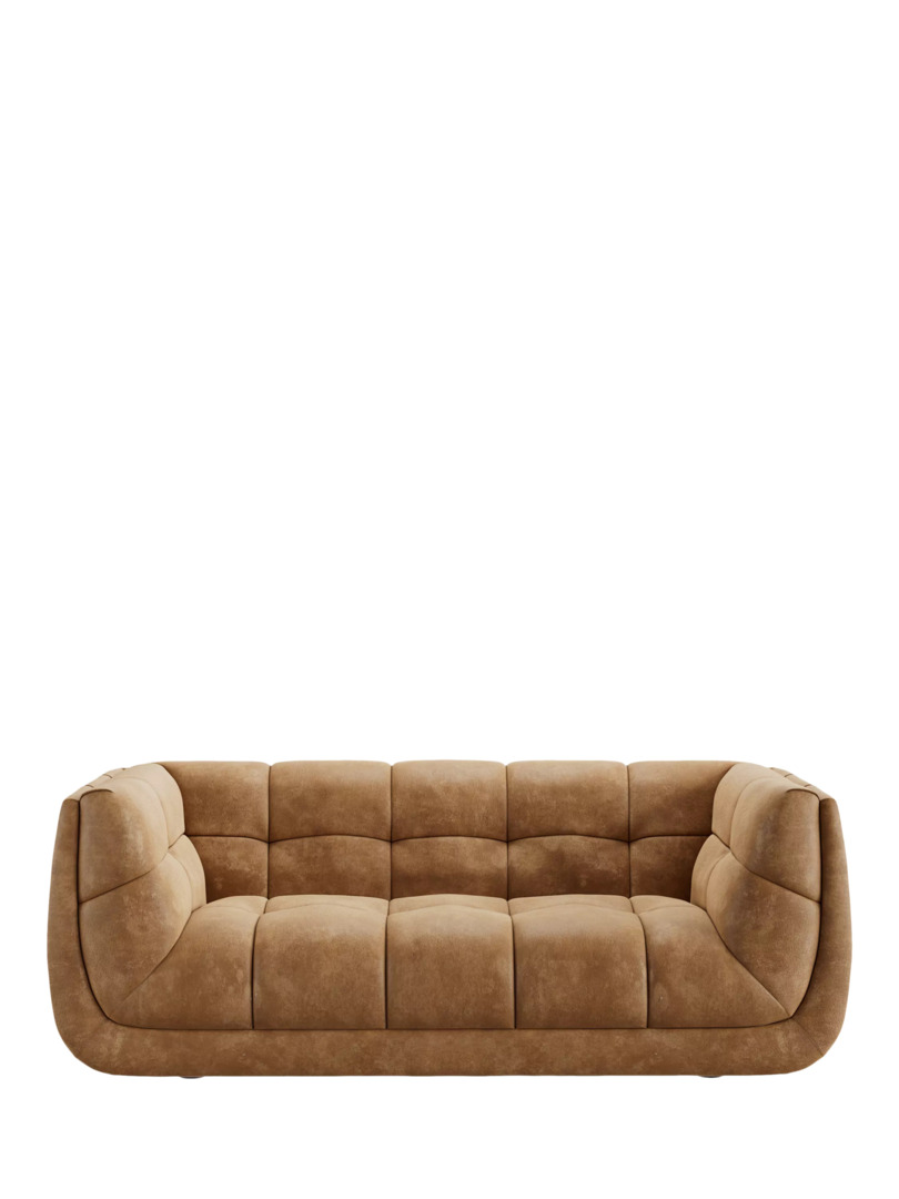 At The Helm Leo Large 2 Seater Leather Sofa by John Lewis