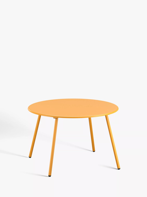 John Lewis ANYDAY Round Metal Garden Coffee Table, 70cm by John Lewis ...