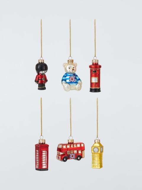 アンティーク雑貨 HD London Icons Bauble John Lewis London Icons Glass Baubles, Box of 6 by John Lewis