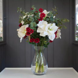LSA International Flower Grand Posy Vase, H32cm, Clear by John