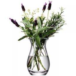 LSA International Flower Grand Posy Vase, H32cm, Clear by John