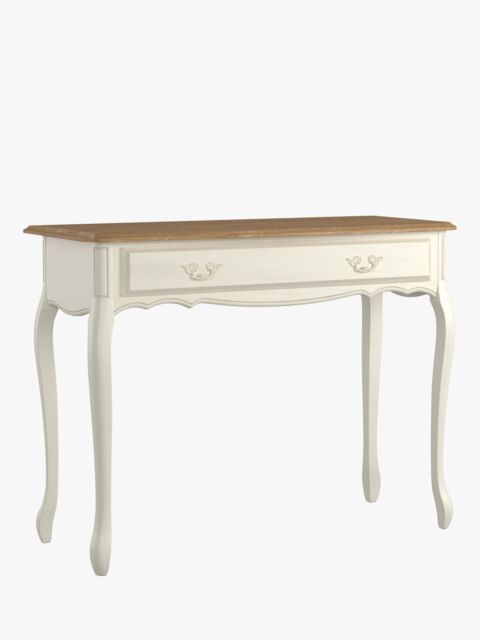 Laura Ashley Provencale 1 Drawer Console Table, Ivory by John
