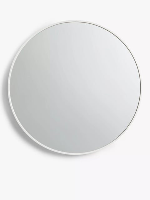 John Lewis ANYDAY miroir rond à cadre métallique fin