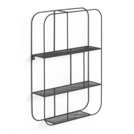Veneranda metal shelves with black finish 42 x 60 cm