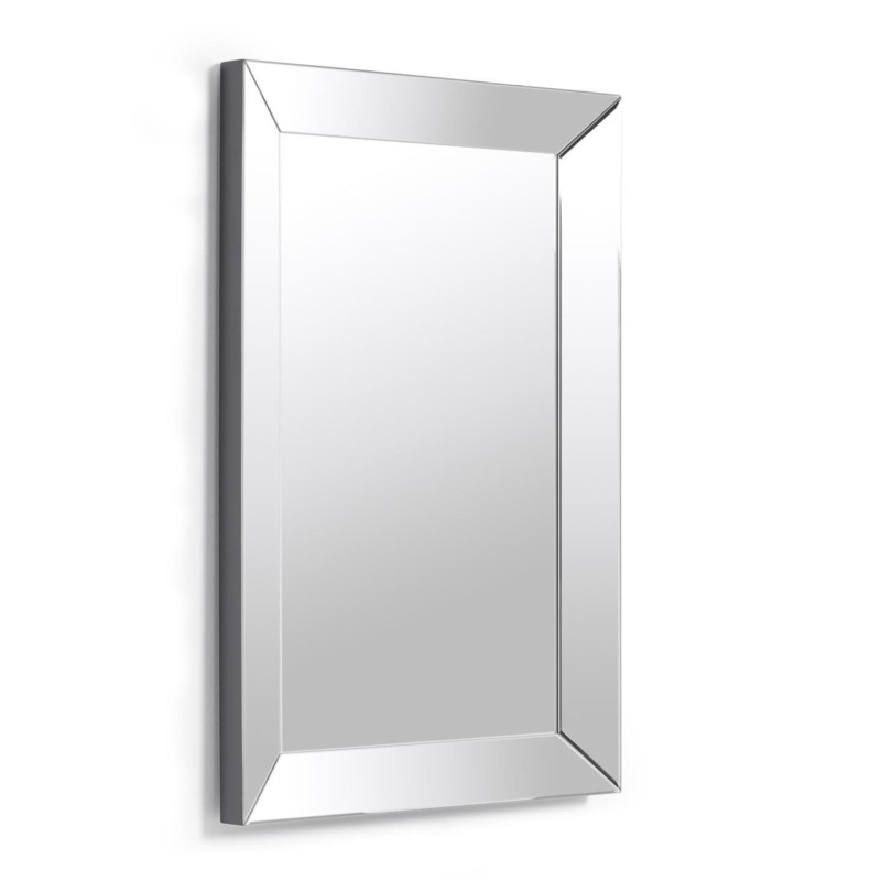 Lena bevelled glass mirror 90 x 60 cm by Kave Home | ufurnish.com