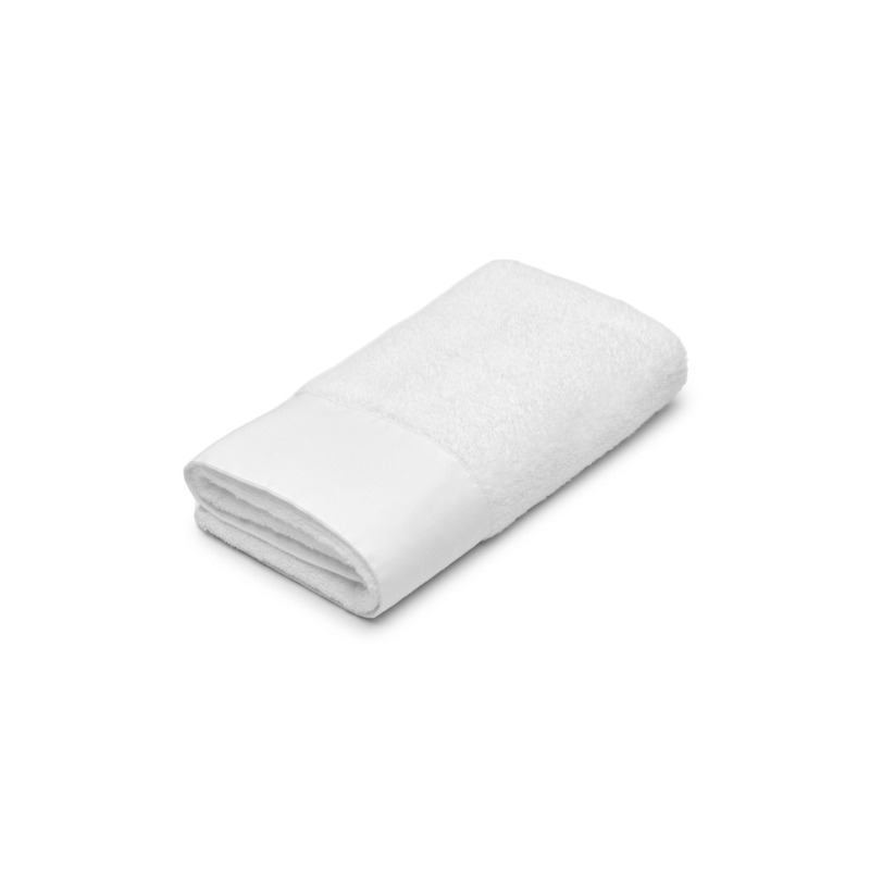 Takeshi hand towel in 100 white cotton 50 x 90 cm by Kave Home