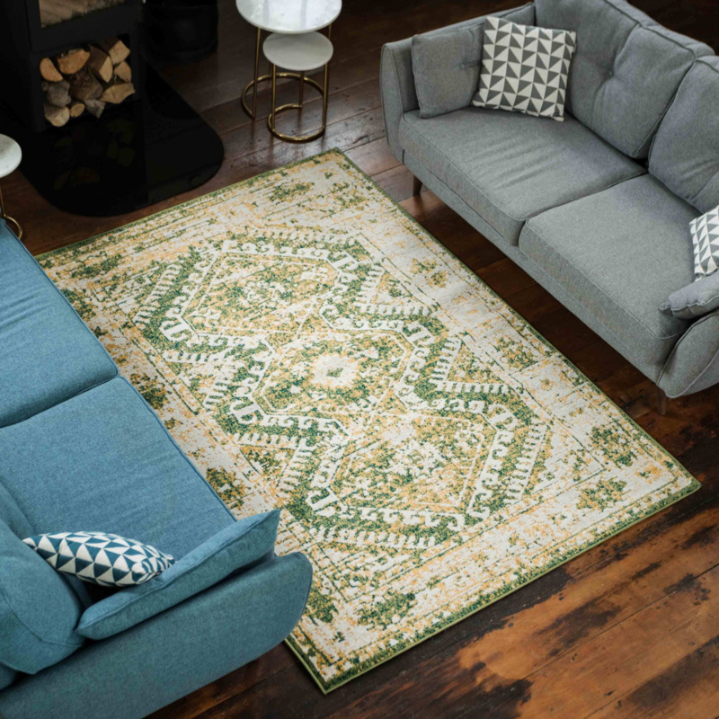 Oriental Distressed Vintage Living Room Rugs Choose Your Colour by