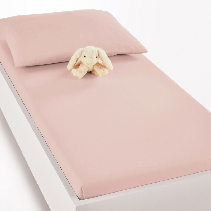 Scenario 100 Organic Cotton Cot Fitted Sheet by La Redoute