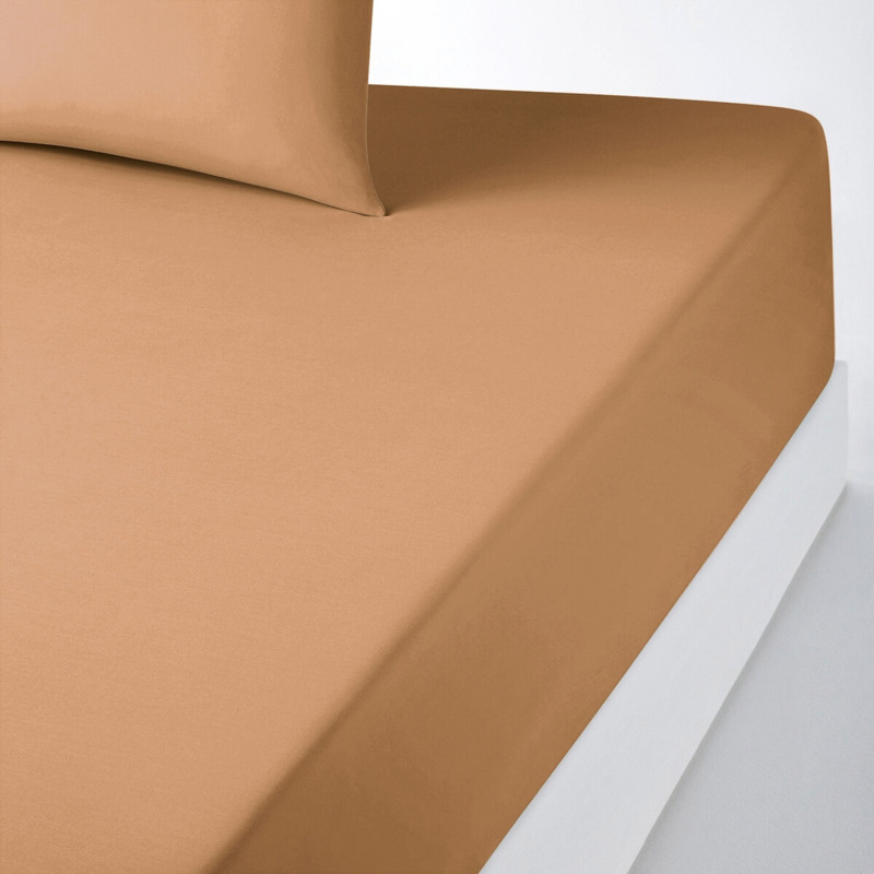 Scenario Plain 100 Cotton Fitted Sheet for Thick Mattresses by La