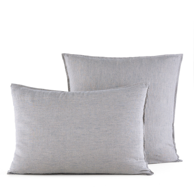Anuman 100 Striped Linen Pillowcase by La Redoute