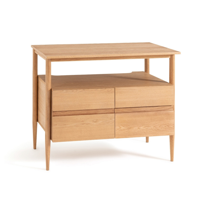 Laval Oak Veneer Bathroom Vanity Unit by La Redoute