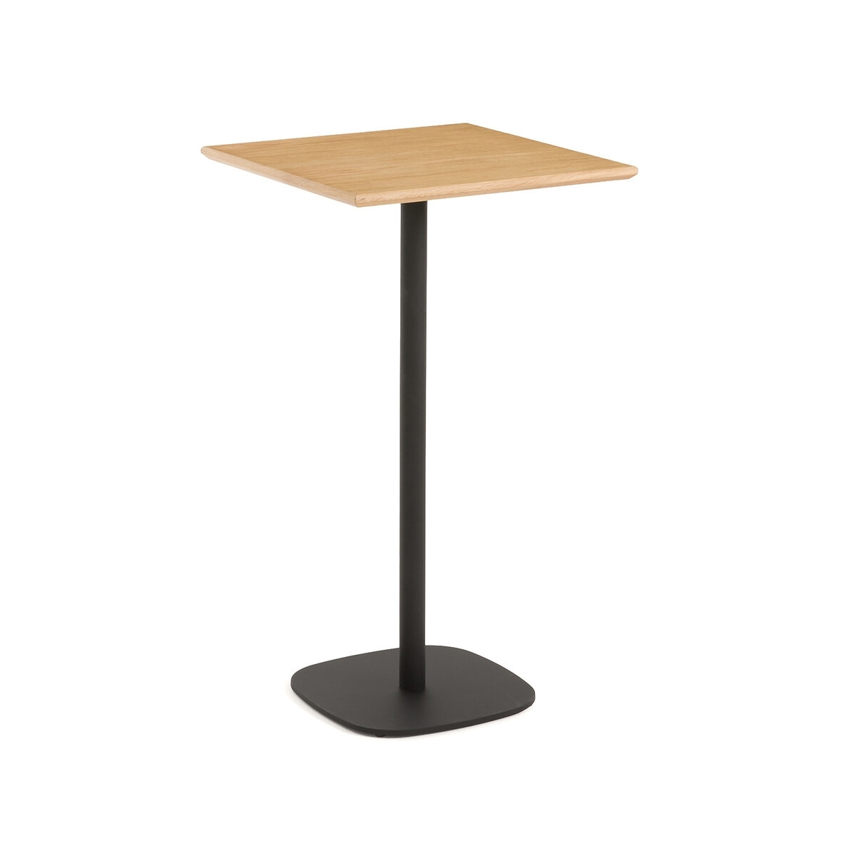 Beldixe Oak & Metal High Bistro Table by La Redoute