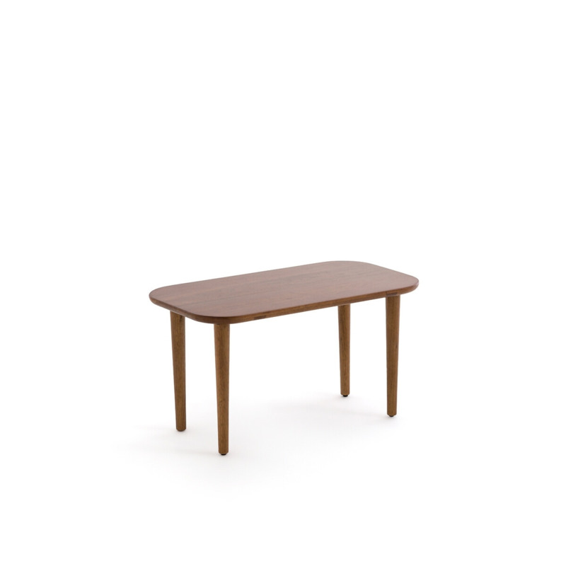 Marlo Solid Walnut Rectangular Coffee Table by La Redoute
