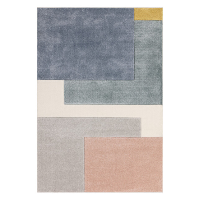 Jigsaw Abstract Block Pattern Rug Abstract Blocks Pattern Rug by La Redoute | uFurnish.com