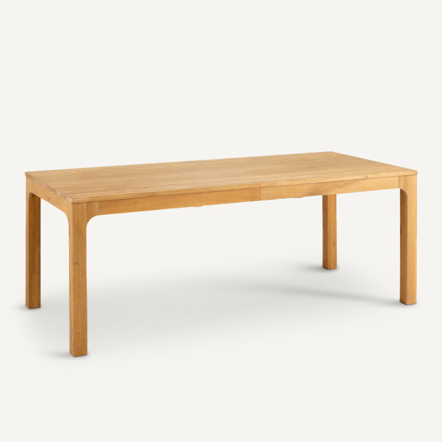 Théadora Solid Oak Extending Table by La Redoute | uFurnish.com
