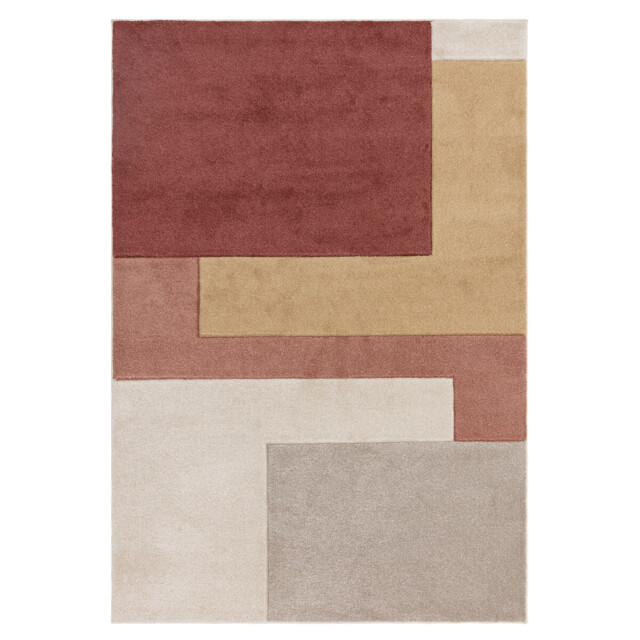 Jigsaw Abstract Block Pattern Rug Abstract Blocks Pattern Rug by La Redoute | ufurnish.com