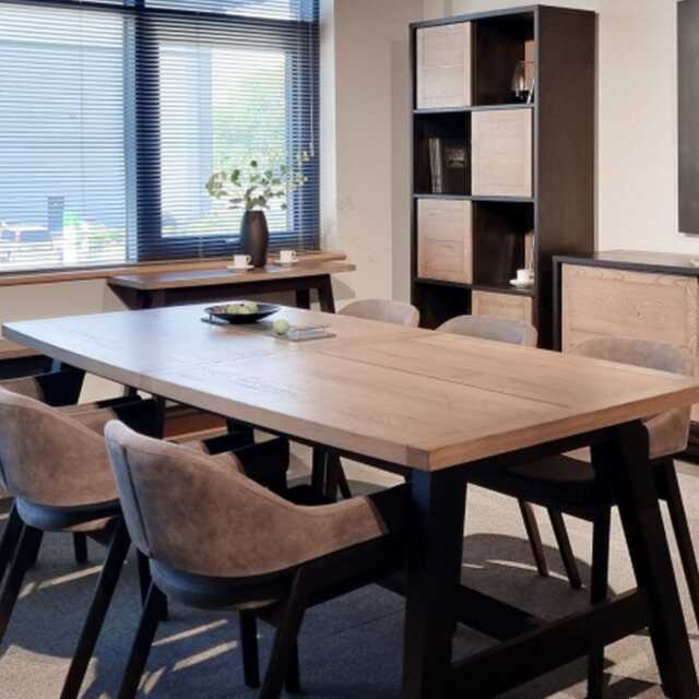 Casa Cambridge Extending Table & 6 Chairs Dining Set, Weathered Oak by ...