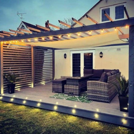 13M / 42FT &quotSuper Festoon&quot Warm White Outdoor Plug-in Inter-connectable LED String Lights
