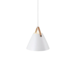 Nordlux 84333001 Strap 27 1 Light Ceiling Pendant Light In White With White Cable