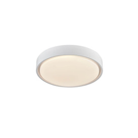 Bathroom Small LED Flush Ceiling Light In White Finish IP44 C5804