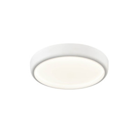 Bathroom Large LED Flush Ceiling Light In White Finish IP44 C5794