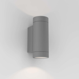 Astro 1372013 Dartmouth Outdoor Twin Wall Light In Textured Grey Finish IP54
