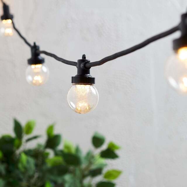 Pro Connect 40m 80 Warm White Connectable Festoon Lights Clear Cap ...