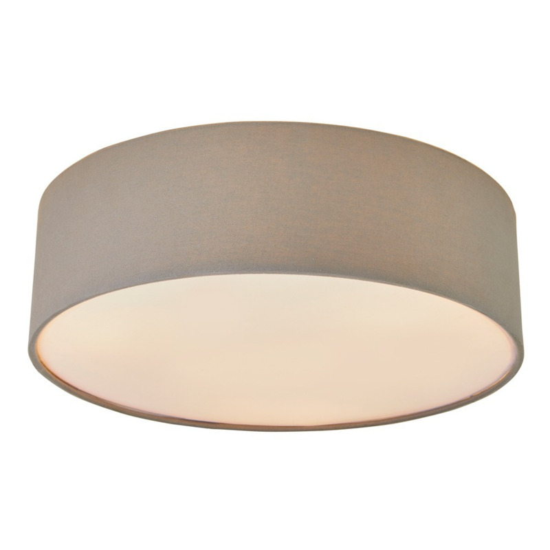 Glow Flush Ceiling Light - Grey by litecraft | ufurnish.com