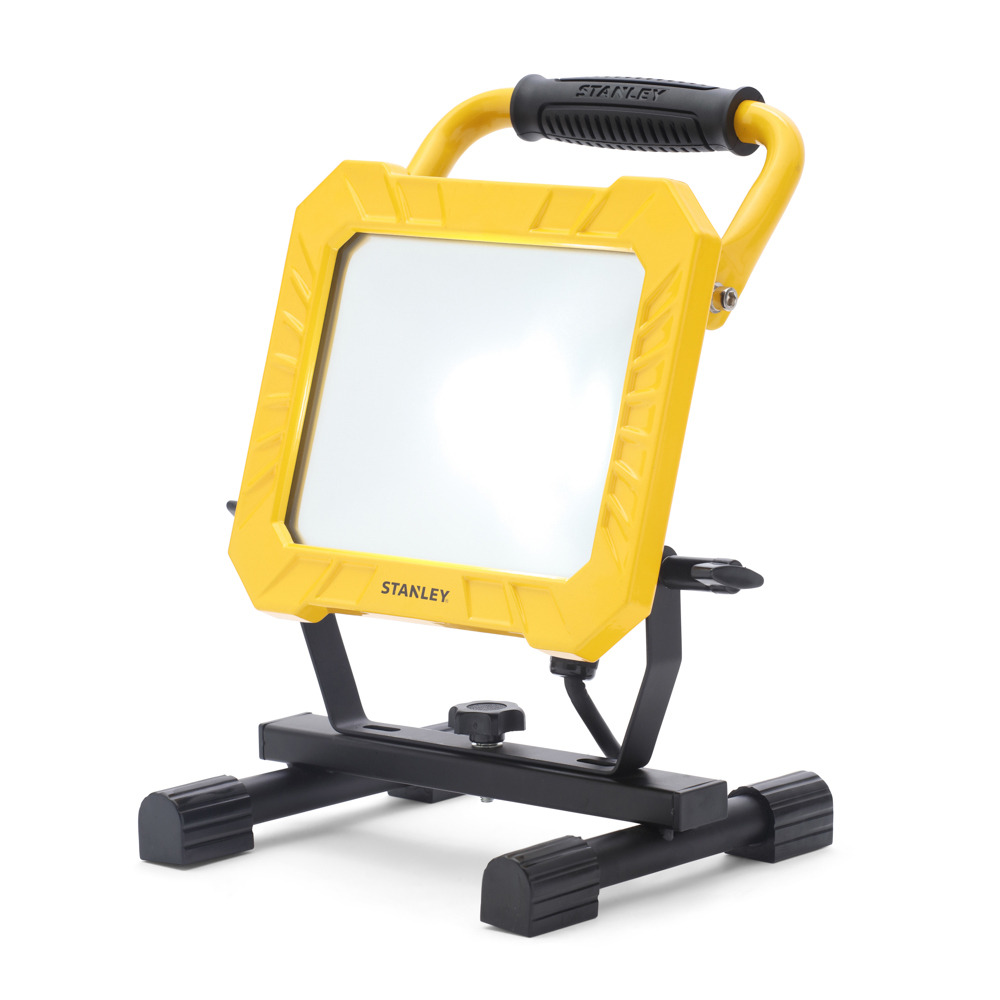 Projecteur Chantier LED Stanley 4000 Lumens - IP65 Anti-Chocs - 33W Jaune/Noir