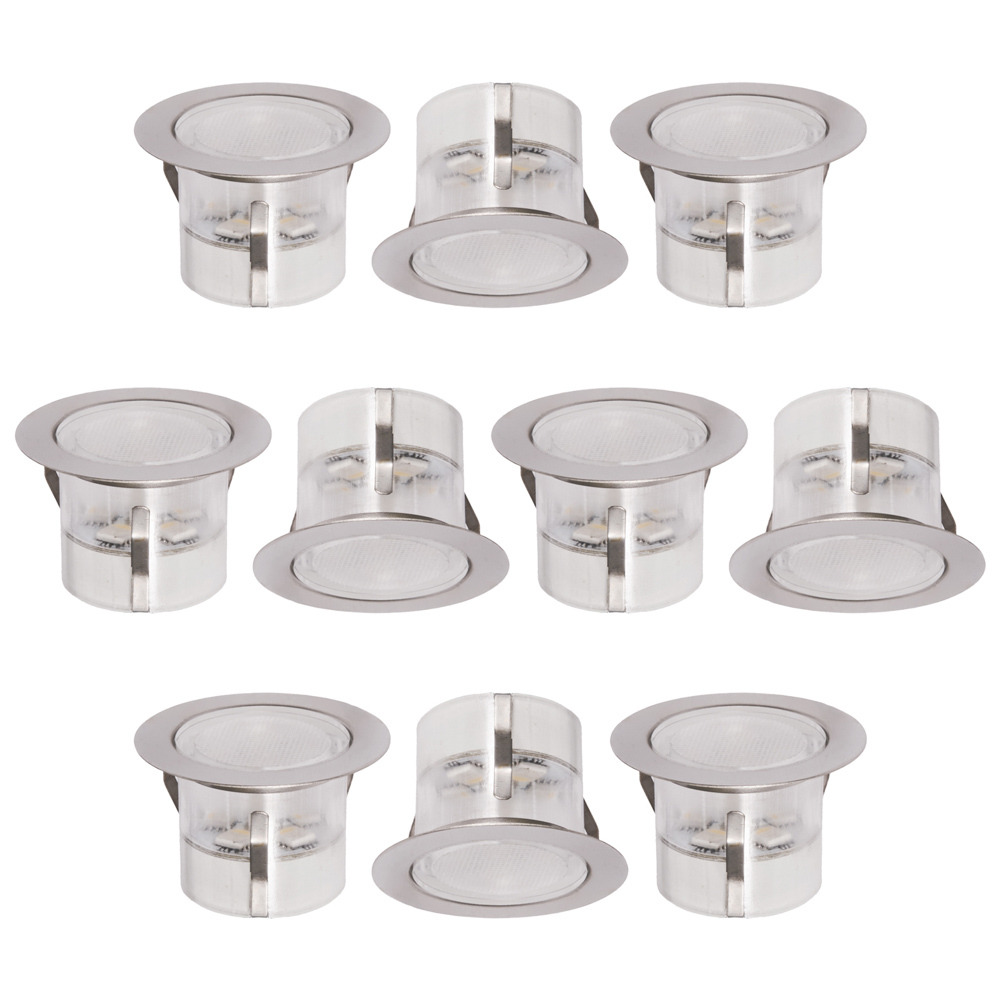 Pack of 10 Horus Smart 4cm RGB Recessed Deck Lighting Kit Multicoloured by litecraft