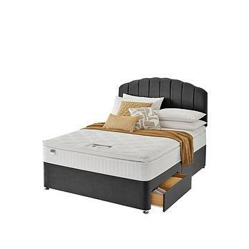 Silentnight Ava Eco 1000 Pillowtop, Divan Bed With Storage And Headboard