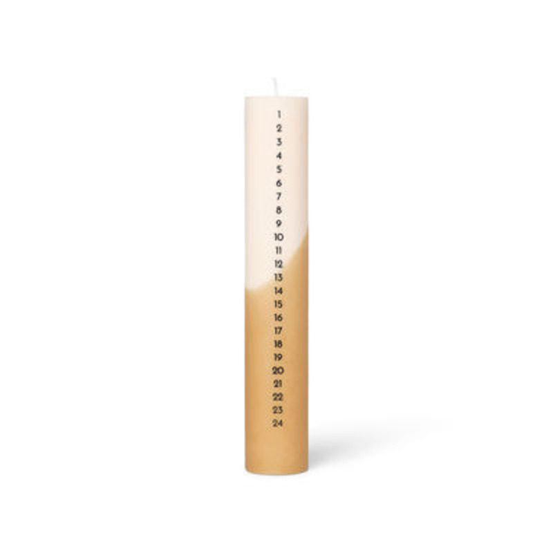 Candle / Advent calendar candle H 30 cm by Ferm Living Beige by