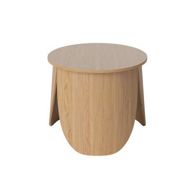 Peyote Small Coffee table - / Ø 56 x H 45 cm by Bolia Natural wood