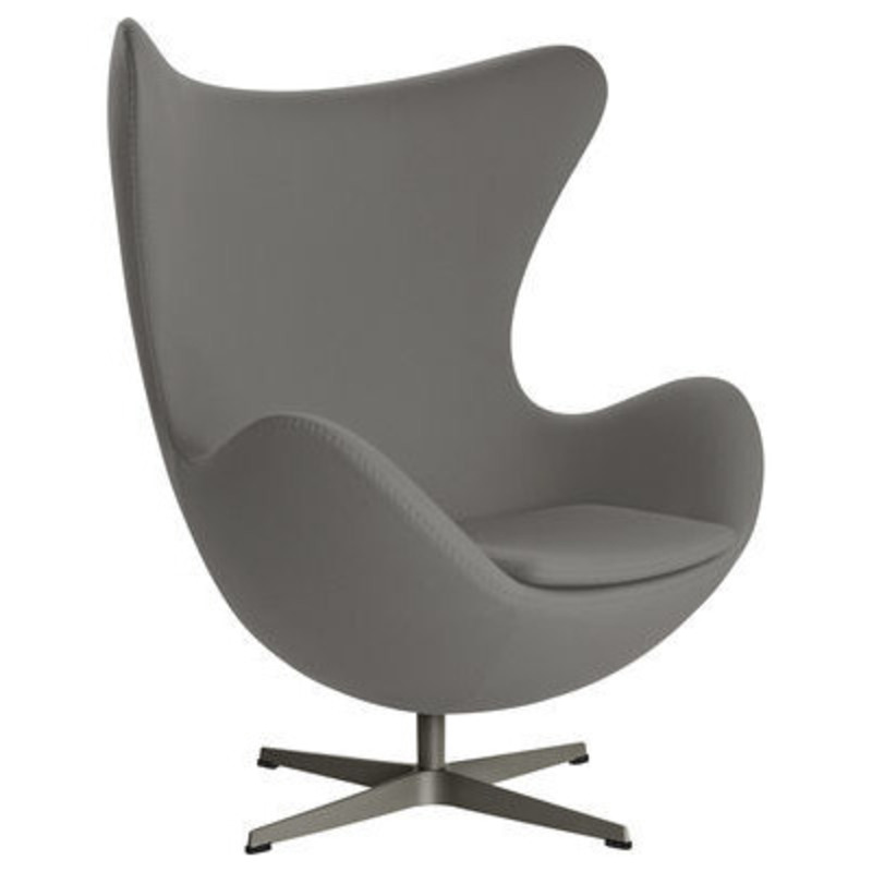 Egg chair Swivel armchair Gabriele fabricby Fritz Hansen Grey by Made