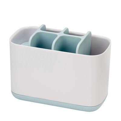 Easy-Store Large Toothbrush holder - / 6 compartments by Joseph Joseph White