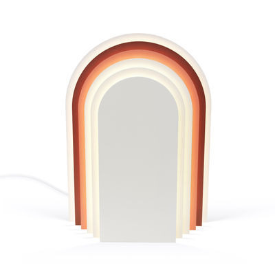 Cemi LED Table lamp - / Steel by Presse citron Pink/Red/Beige