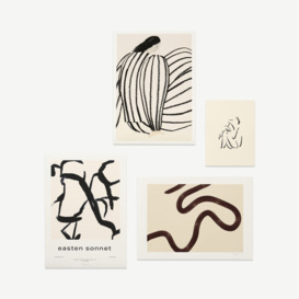 "The Poster Club Beige Tones Print Collection "