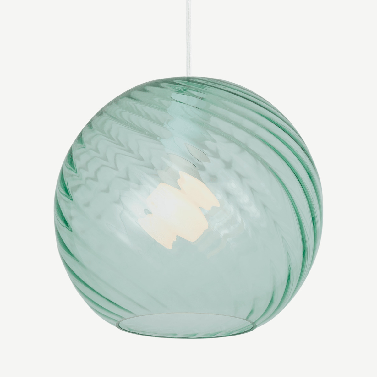 Ilaria Pendant Shade, Blue Glass
