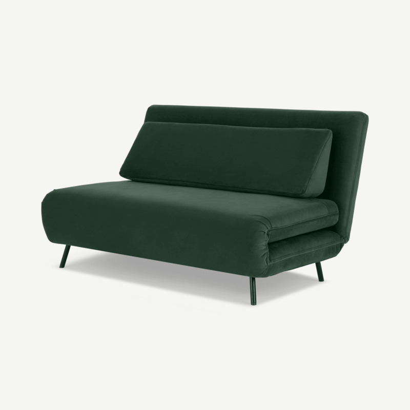 Kahlo Large Double Sofa Bed, Autumn Green Velvet by