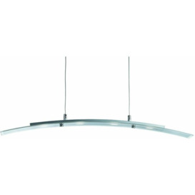 03-searchlight - led silver and glass curved bar