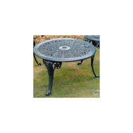 Caolbrookdale Coffee Table British Made, High Quality Cast Aluminium Garden Furniture - Wide Choice of Colours and Finishes Available