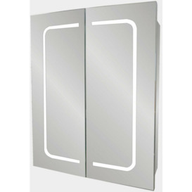 Verona - Designer Line 2-Door Mirrored Bathroom Cabinet 600mm Wide