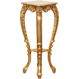 Biscottini - WOODEN TABLE GOLD FINISH MADE IN ITALY