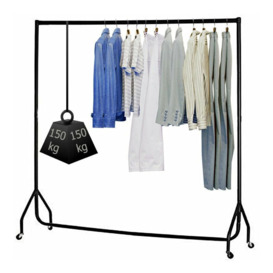 Clothes Rail 6ft, 5ft, 4ft & 3ft Long On Wheels - 4ft - Hyfive