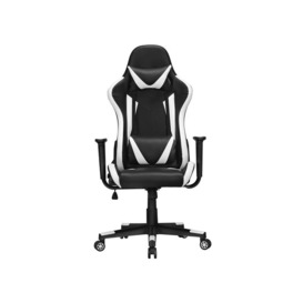Yaheetech - Ergonomic Racing Style Office Chair High Back Gaming Chair PU Leather Desk Chair Executive Computer Heavy Duty Chairs with Lumbar